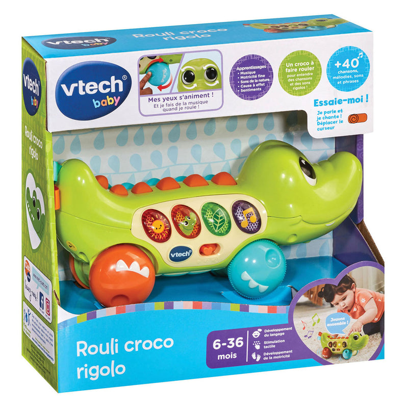 Load image into Gallery viewer, Vtech vrolijke rol krokodil

