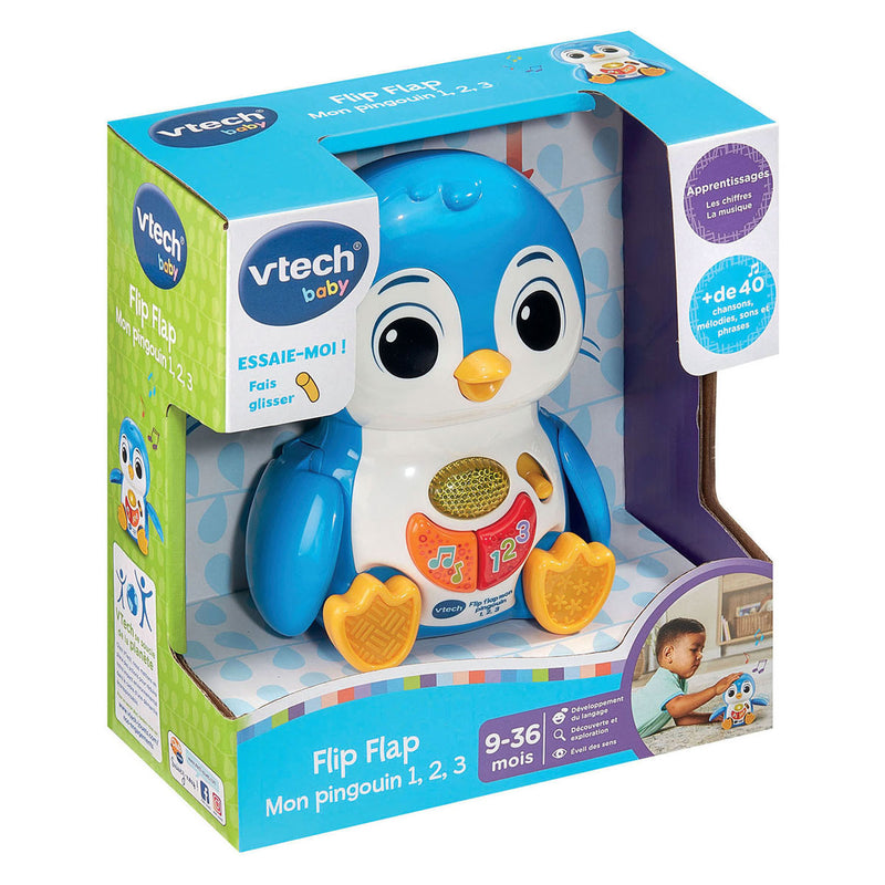 Load image into Gallery viewer, Vtech baby flip flap pinguïn 1-2-3
