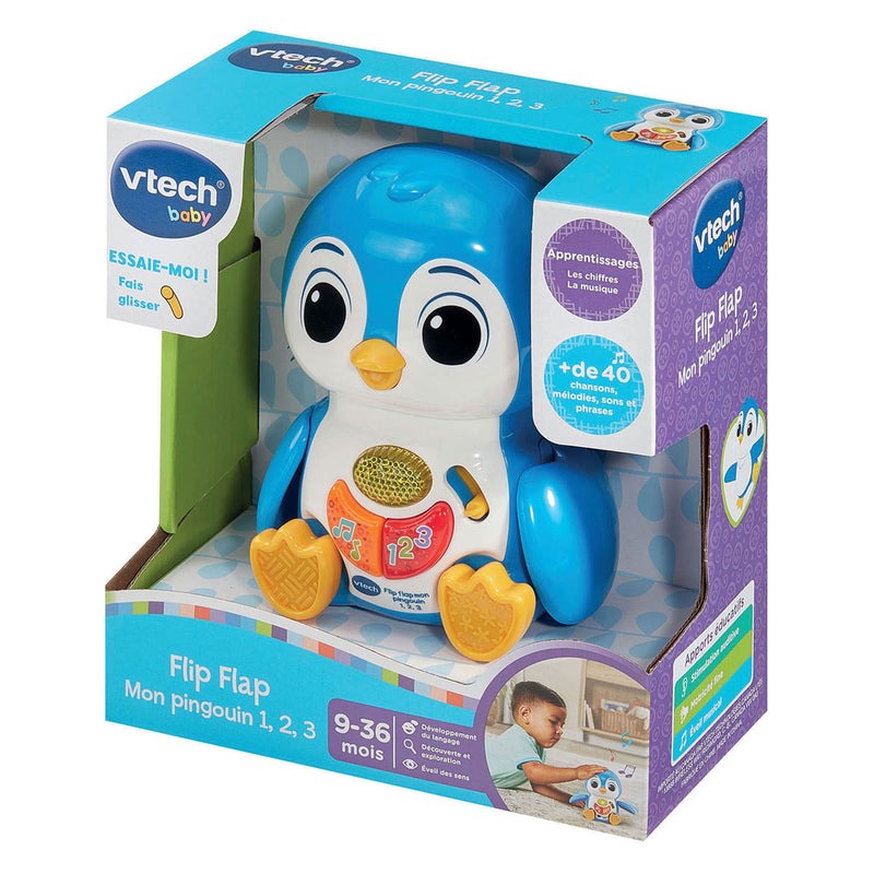 Load image into Gallery viewer, Vtech baby flip flap pinguïn 1-2-3
