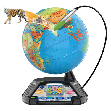 Vtech genius xl interactieve wereldbol met video