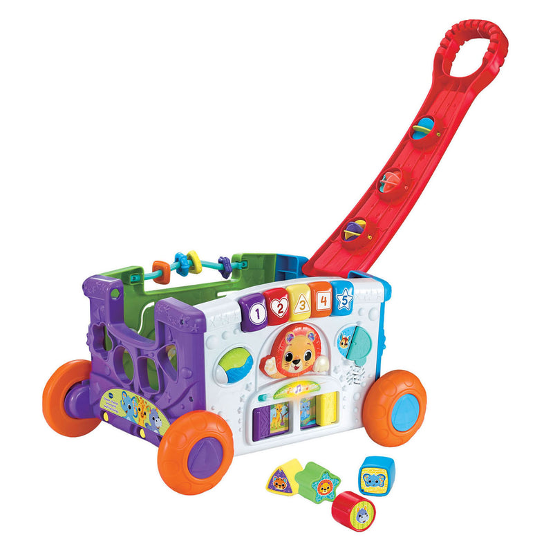Load image into Gallery viewer, Vtech sorteer en leer wagen
