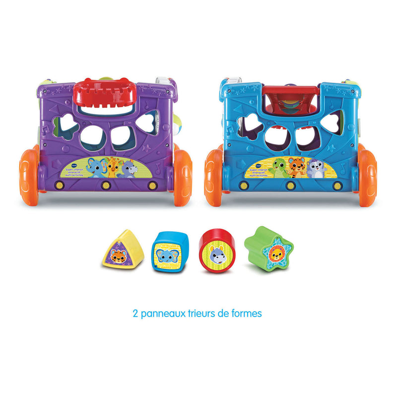 Load image into Gallery viewer, Vtech sorteer en leer wagen
