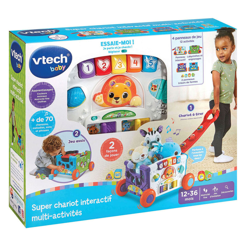 Load image into Gallery viewer, Vtech sorteer en leer wagen
