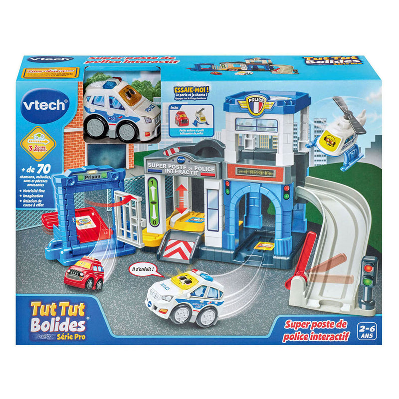 Load image into Gallery viewer, Vtech toet toet auto’s politiebureau
