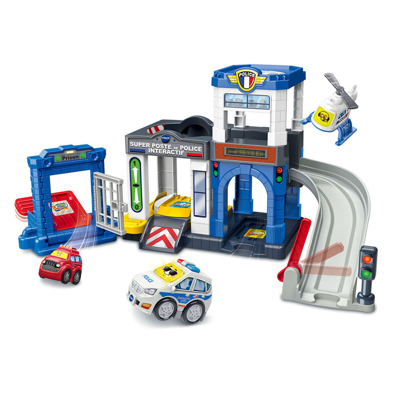 Load image into Gallery viewer, Vtech toet toet auto’s politiebureau

