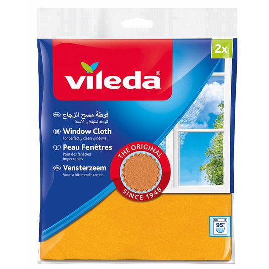 Vileda 1059842 - vensterzeem + 30% mf 2pack | 2 stuks