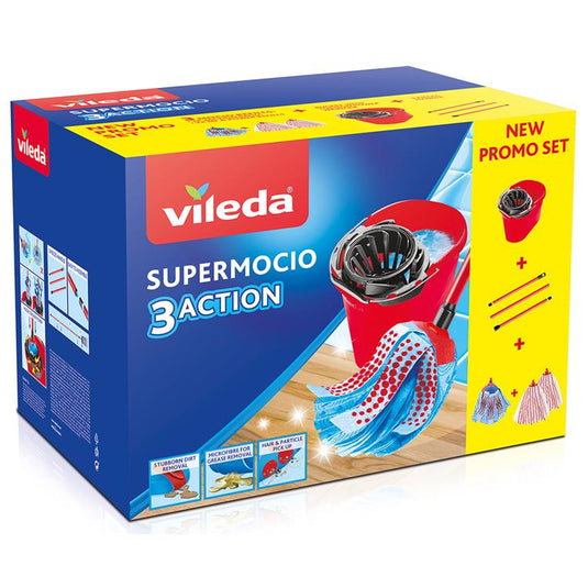 Vileda supermocio 3action - schoonmaakset