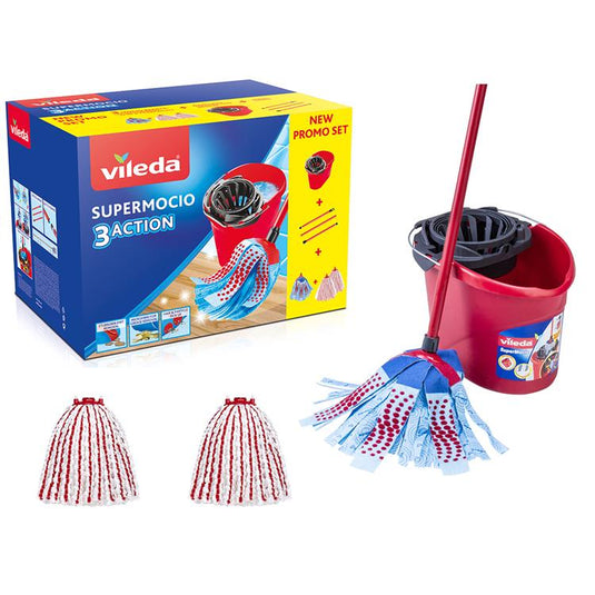 Vileda supermocio 3action - schoonmaakset
