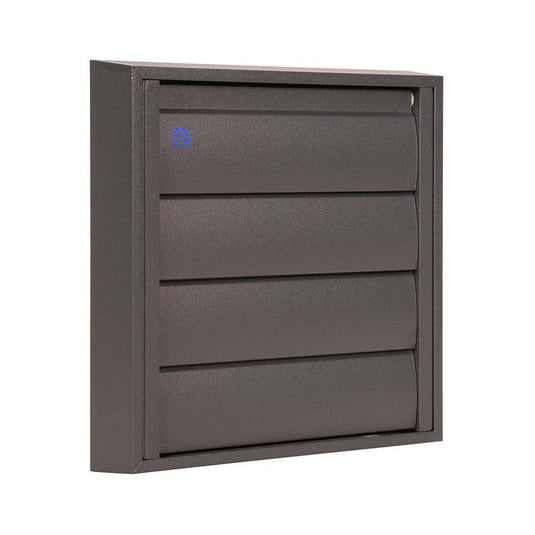 Renson 1062415 - skin opbouw dampkaprooster alu433 (173x173) structuur 7016 | 2 stuks