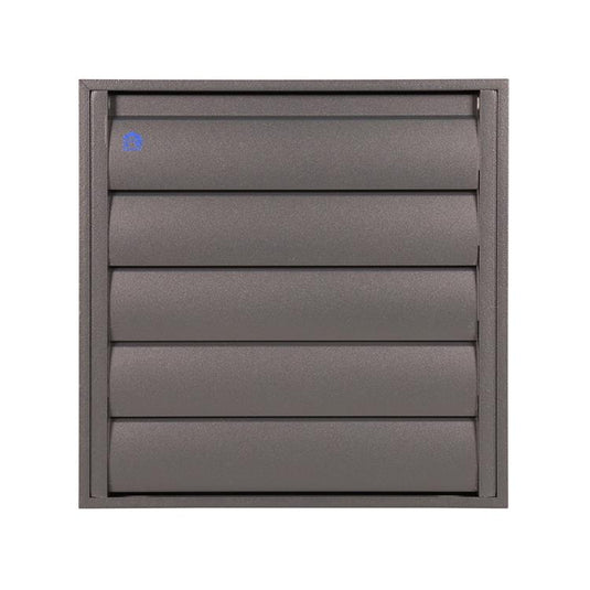 Renson 1062416 - skin opbouw dampkaprooster alu433 (210x210) structuur 7016 | 2 stuks