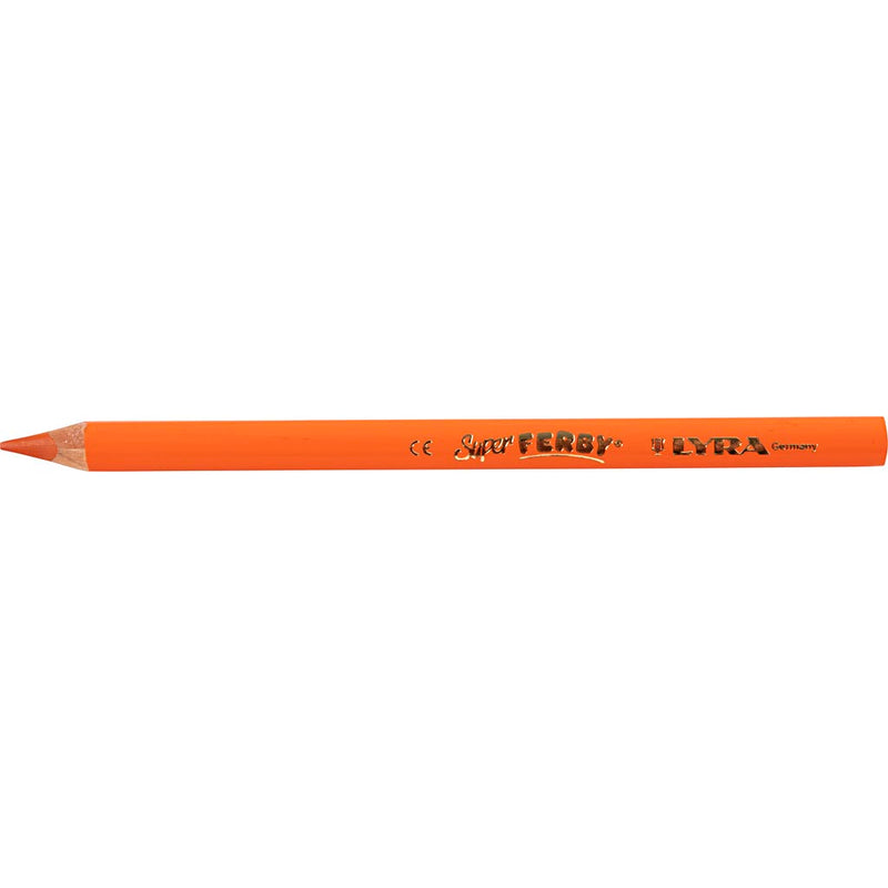 Afbeelding laden in galerijviewer, Https: www.cchobby.nl super-ferby-1-kleurpotloden-l-18-cm-vulling-6-25-mm-oranje-12-stuk-1-doos
