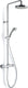 Plieger luzon - douchesysteem - thermostatisch - met stortdouche 20cm - chroom