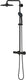 Grohe quickfix vitalio joy 260 douchesysteem - wandmontage - waterbesparend - phantom black