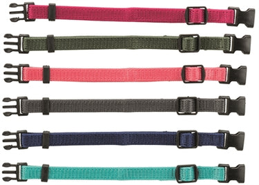 Trixie puppy halsbandset fuchsia grafiet indigo bosgroen koraal