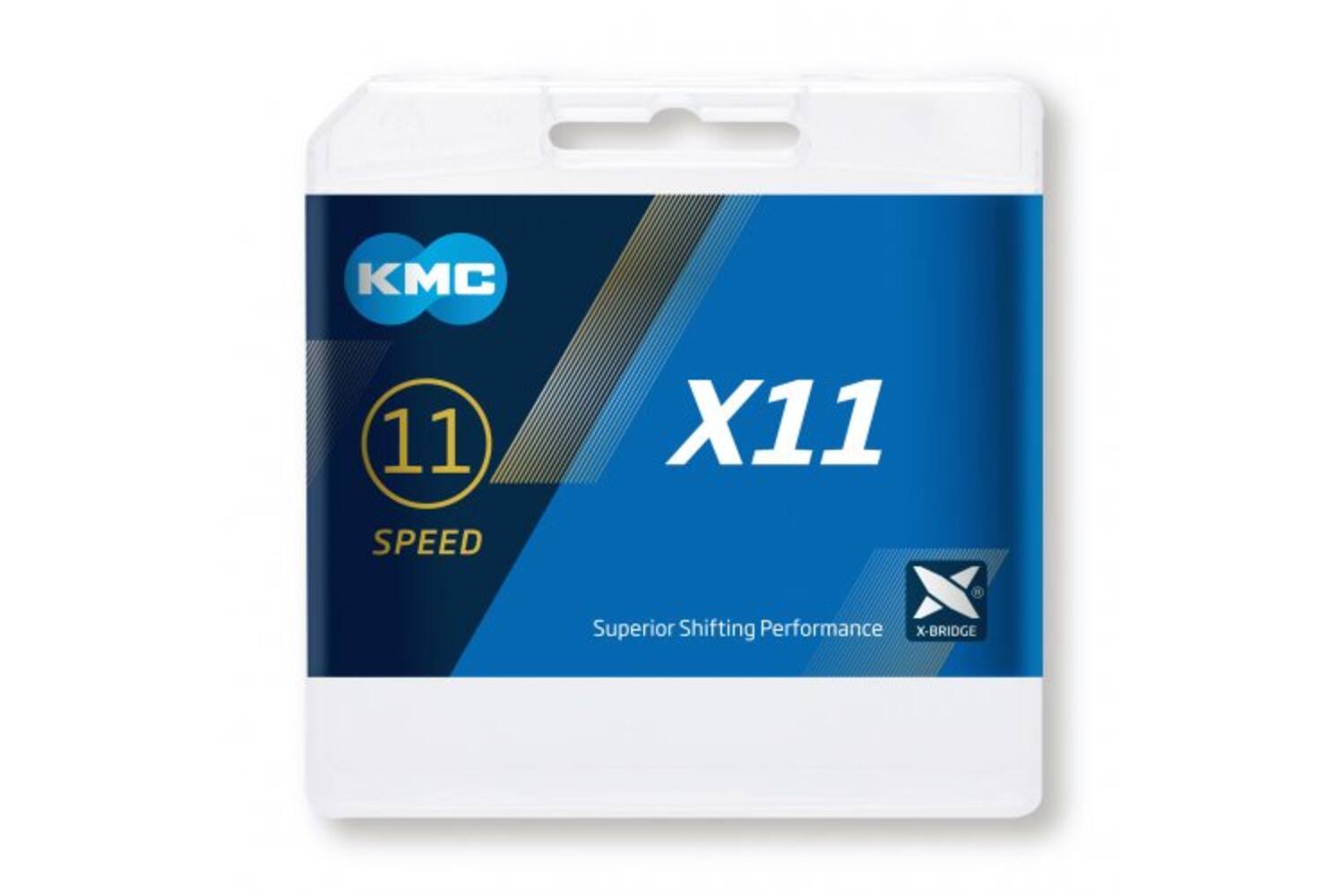 KMC chain 1/2-11/128 118 11V X11 silver-black