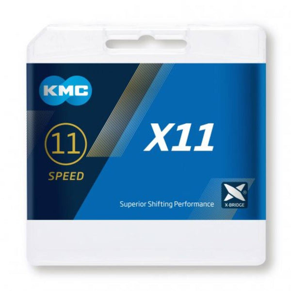 KMC chain 1/2-11/128 118 11V X11 silver-black