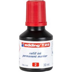 Navulinkt edding t25 rood 30ml