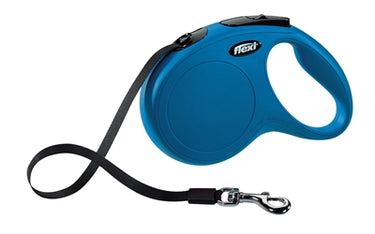 Flexi producten rollijn new classic band blauw m 5 meter tot 25kg