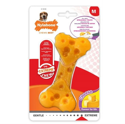 Load image into Gallery viewer, Nylabone dura chew cheese bone
