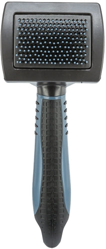 Trixie zachte borstel met kunststofborstels en noppen