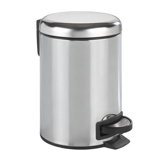 Wenko 1065701 - afvalemmer leman 3 ltr rvs gl. | 1 stuks
