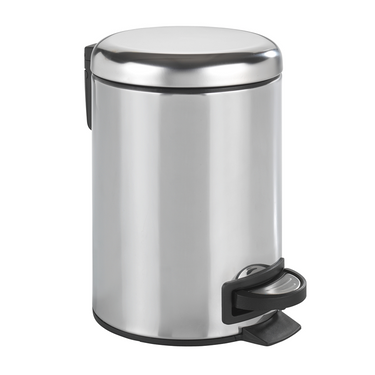 Wenko 1065701 - afvalemmer leman 3 ltr rvs gl. | 1 stuks
