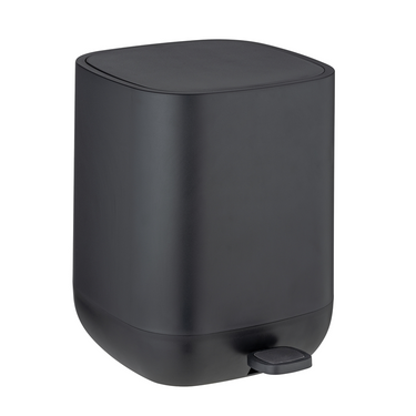 Wenko 1069577 - afvalemmer davos zw.5 ltr. ec | 1 stuks
