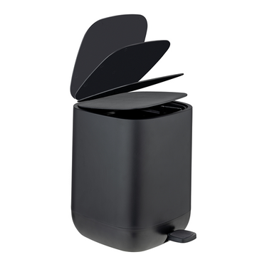 Wenko 1069577 - afvalemmer davos zw.5 ltr. ec | 1 stuks