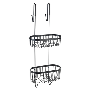 Wenko 1069611 - doucherek 2-laags serino zwart | 1 stuks
