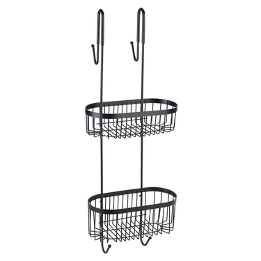 Wenko 1069611 - doucherek 2-laags serino zwart | 1 stuks