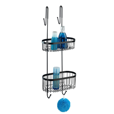 Wenko 1069611 - doucherek 2-laags serino zwart | 1 stuks