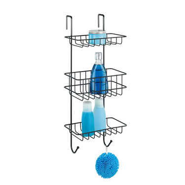 Wenko 1069610 - doucherek 3-laags revigo zwart | 1 stuks