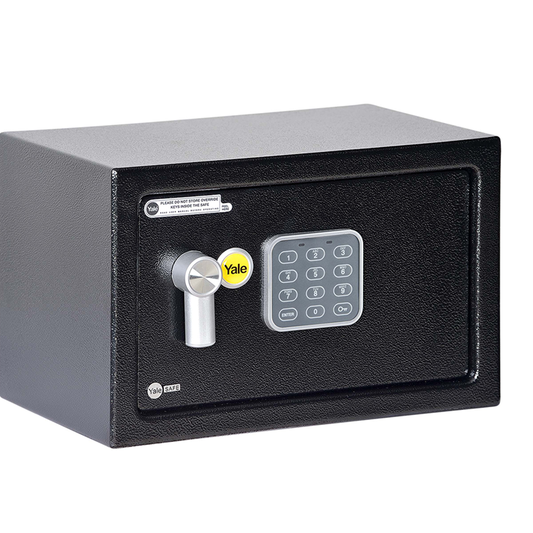 Afbeelding laden in galerijviewer, Yale - elektronische kluis - zwart - small - standard protection - db2
