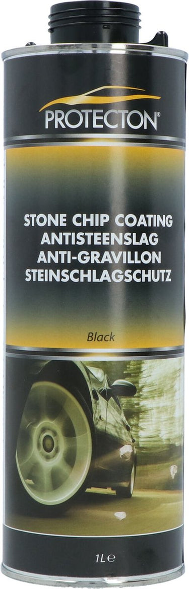 Protecton antisteenslag - beschermingsmiddel voor carrosserie onderdelen - corrosie werende werking - geluiddempend - overspuitbaar - zwart – 1 liter