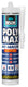 Bison poly max kit transparant koker 280 ml, alles in 1 kit, waterdichte afdichting, universeel, binnen en buiten, overschilderbaar, vullend, krimpvrij, temperatuurbestendig van - 40°c tot + 100°c