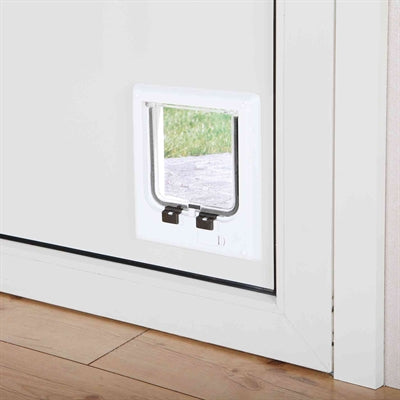 Load image into Gallery viewer, Trixie 4-weg kattenluik elektromagnetisch wit
