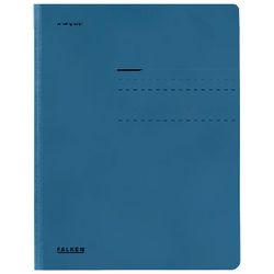 Stofklepmap falken 3-flaps a4 320g m2 blauw
