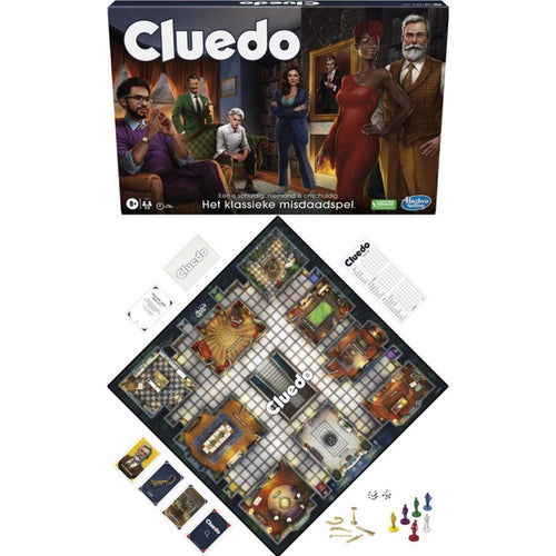 Hasbro cluedo het klassieke misdaadspel