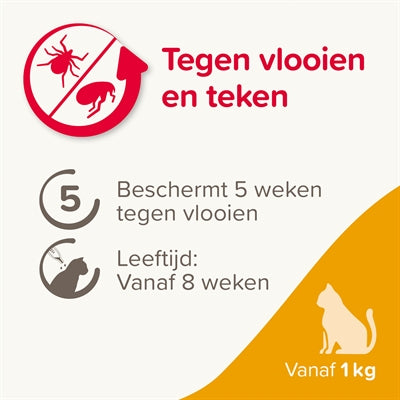 Load image into Gallery viewer, Beaphar Fiprotec kat tegen vlooien teken

