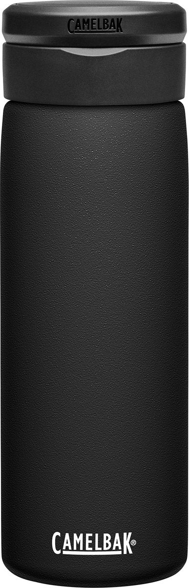 Camelbak fit cap vacuum insulated - rvs isolatie drinkfles - 600 ml - zwart (black)