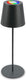 B.k.licht briloner - oplaadbare rgb tafellamp - snoerloze lamp - met touch dimbaar - voor binne en buiten - in hoogte verstelbaar - 36cm x 10,5 cm - antraciet