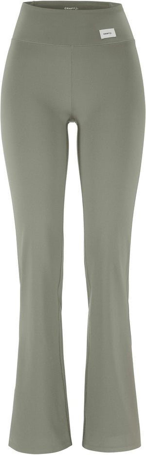 Craft collective flares w dames sportbroek - leaf