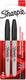 Sharpie -permanentmarkers | fijne punt | zwarte inkt | 2 stuks