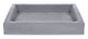 Bia bed cotton hoes hondenmand grijs