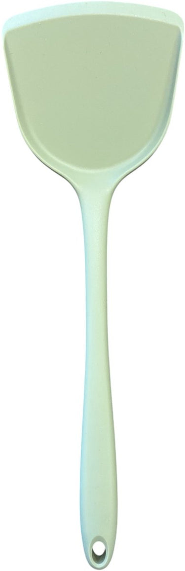 Basic culinair wokspatel - frosted mint - siliconen - 32cm