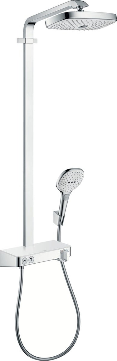 Hansgrohe raindance select e showerpipe 300 2jet met showertablet select 300 chroom