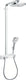 Hansgrohe raindance select e showerpipe 300 2jet met showertablet select 300 chroom