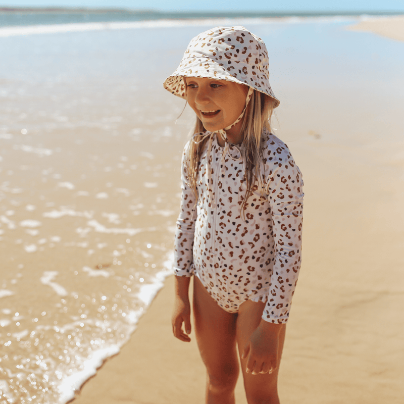 Load image into Gallery viewer, Leopard | kaki uv zonnehoed
