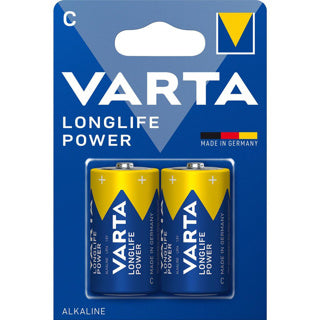 Load image into Gallery viewer, Varta batterij longlife power - hoge energie power baby longlife 2-pack blister c
