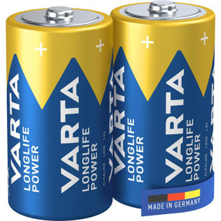Load image into Gallery viewer, Varta batterij longlife power - hoge energie power baby longlife 2-pack blister c
